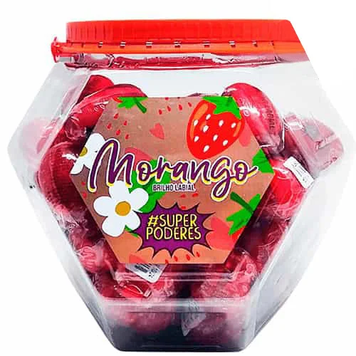 BRILHO LABIAL MORANGO SUPER PODERES