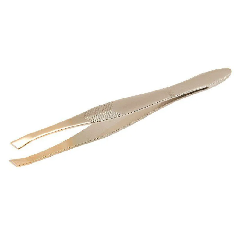 PINCA P/ SOBRANCELHA OURO DIAGONAL CART C/12 FANG ZI