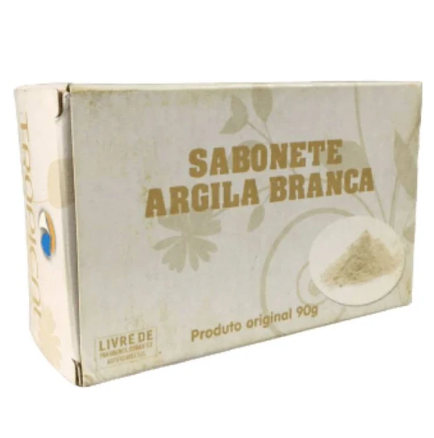 SABONETE ARGILA BRANCA 90G TROPICAL