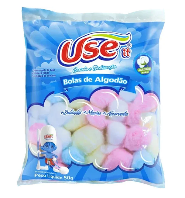ALGODAO BOLA 20G COLORIDO USE IT