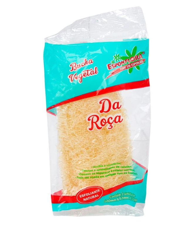 BUCHA VEGETAL CORTADA BLISTER DA ROCA ESPONFLORA