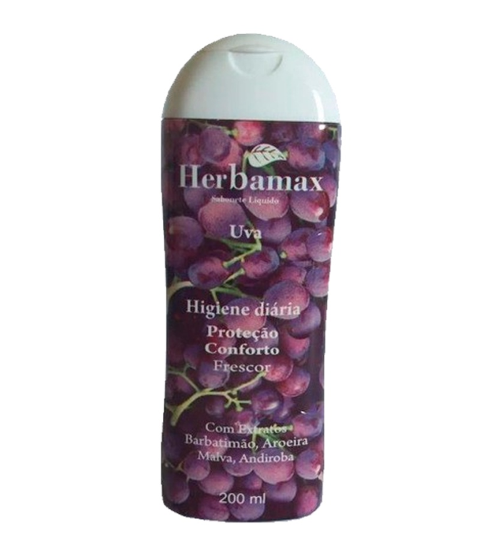 -SABONETE INTIMO UVA 200ML HERBAMAX COSMETICOS