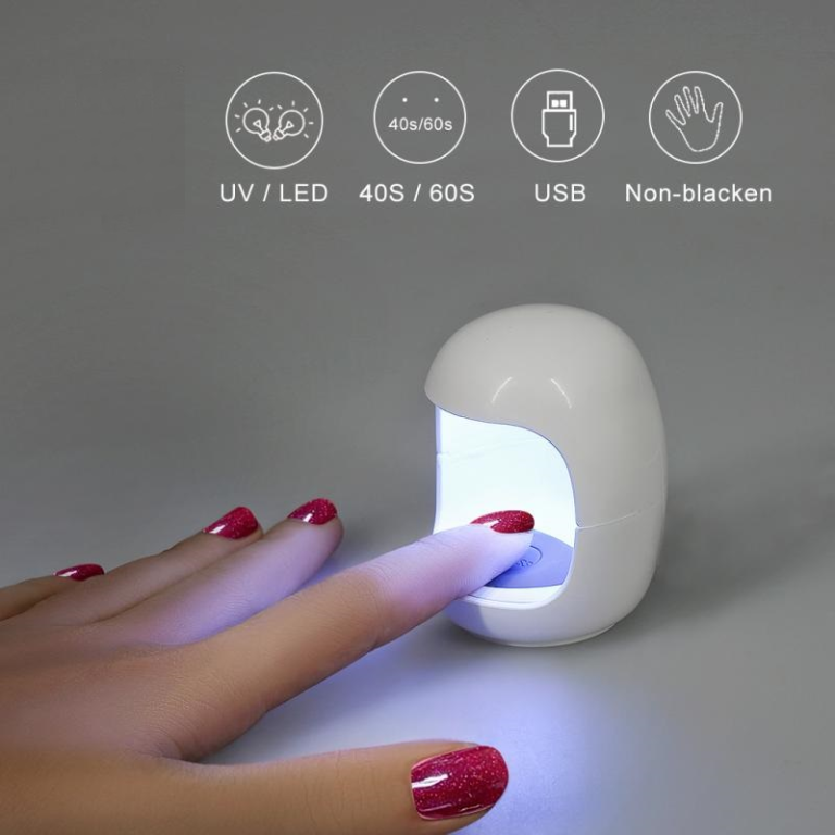 CABINE P/ UNHA DE GEL LED UV 6W MINI Q3