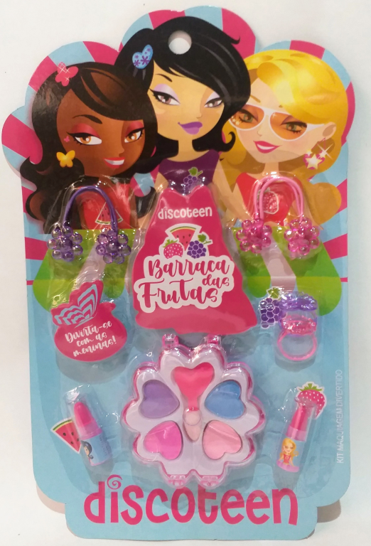 -KIT MAQUIAGEM INF BARRACA DAS FRUTAS HB103644-B DISCOTEEN
