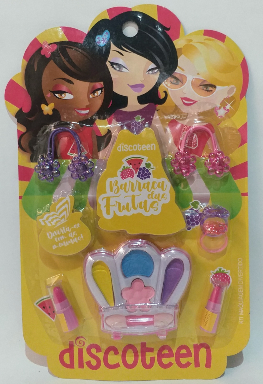 -KIT MAQUIAGEM INF BARRACA DAS FRUTAS HB103644-D DISCOTEEN