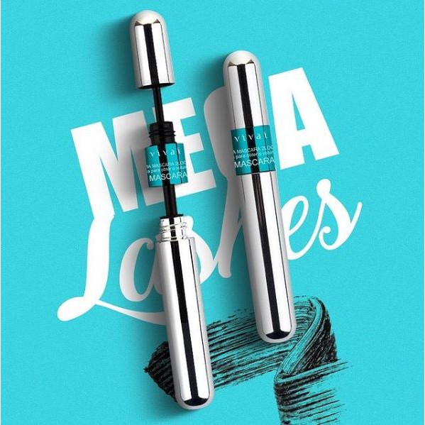 MASCARA P/ CILIOS 2 EM 1 MEGA LASHES VIVAI
