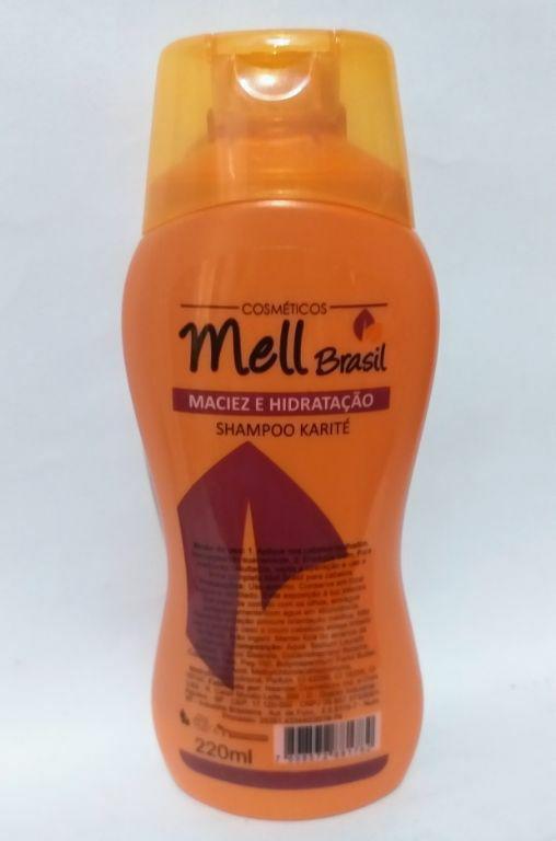 -SHAMPOO KARITE 220ML MELL BRASIL