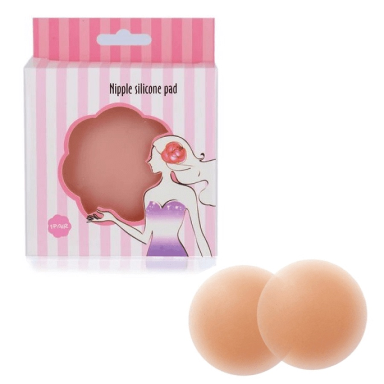ADESIVO PROTETOR DE MAMILO FLOR SILICONE 1 PAR NIPPLE PAD