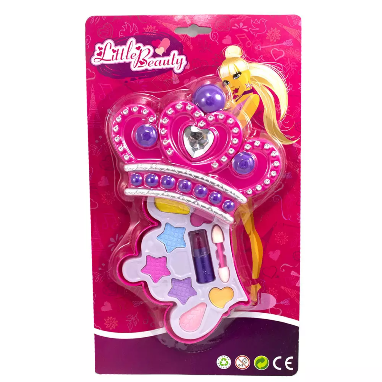KIT MAQUIAGEM INFANTIL COROA PD-10111M LITTLE BEAUTY