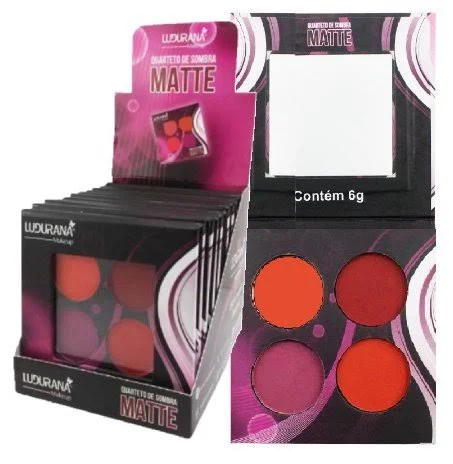 -PALETA DE SOMBRA QUARTETO MATTE B00187 LUDURANA