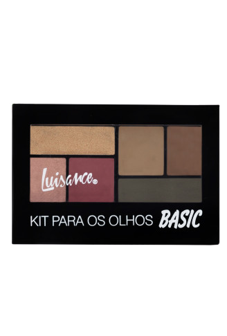 PALETA KIT PARA OLHOS BASIC COR B L6052 LUISANCE