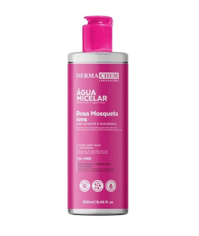 AGUA MICELAR ROSA MOSQUETA IONS 250ML DERMACHEM