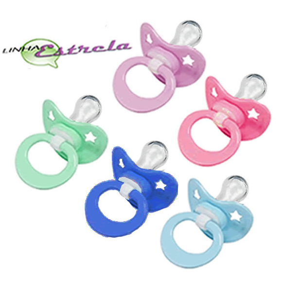 -CHUPETA ESTRELA REDONDA SILICONE TAM.1 REF.178 FLY