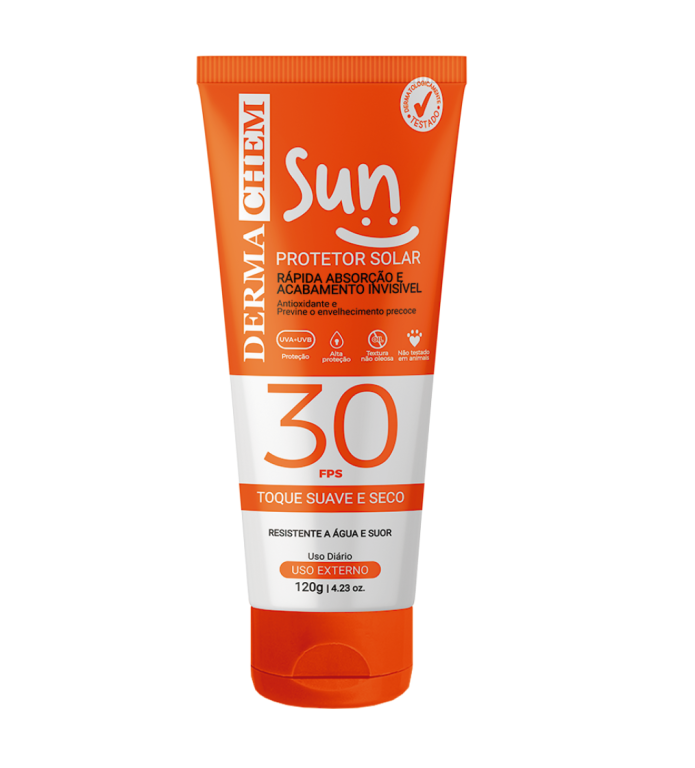 PROTETOR SOLAR SUN FPS 30 120G DERMACHEM