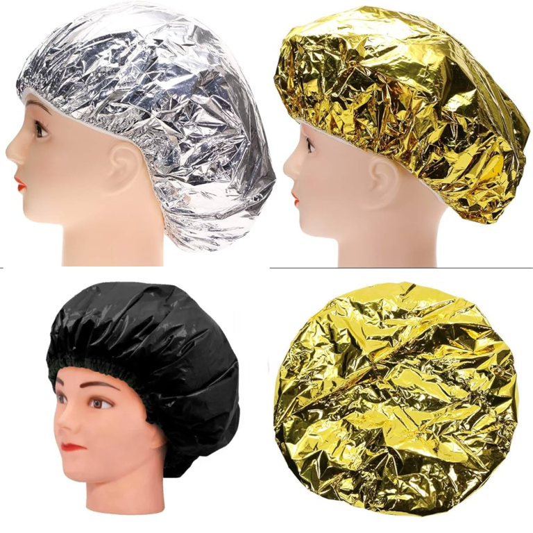 -TOUCA METALIZADA ALUMINIO OURO/PRATA/PRETA HAIR STAR