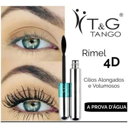 MASCARA P/ CILIOS 4D 2EM1 TANGO T&G