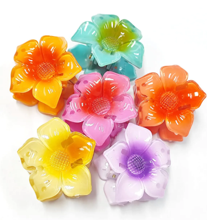 PIRANHA PLASTICA FLOR MEDIA CORES PCT C/12 CHIC