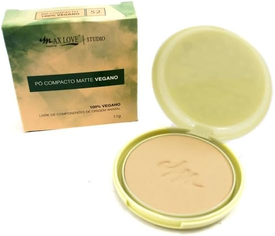 PO COMPACTO MATTE VEGANO COR 52 MAX LOVE