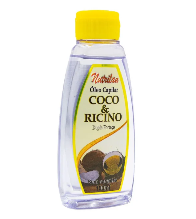OLEO CAPILAR 100ML COCO E RICINO NUTRILAN