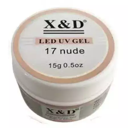 GEL CONSTRUTOR LED UV P/ UNHA DE GEL 17 NUDE X&D