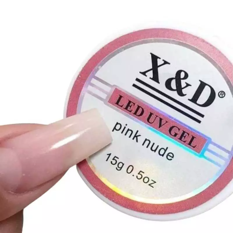 GEL CONSTRUTOR LED UV P/ UNHA DE GEL PINK NUDE X&D