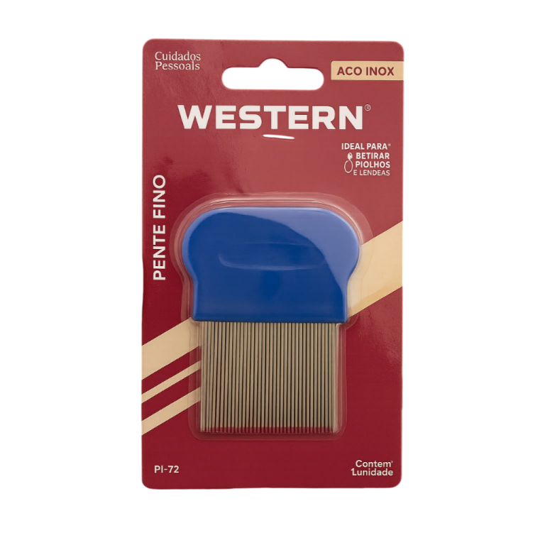 PENTE FINO PIOLHO INOX PI-72 WESTERN