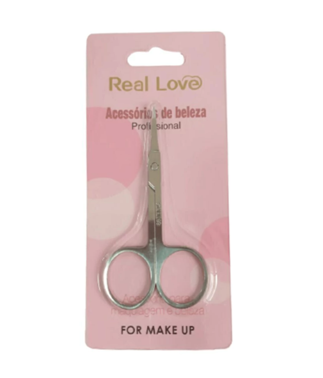 TESOURA INOX PONTA CURVA FINA VK-TE276 REAL LOVE