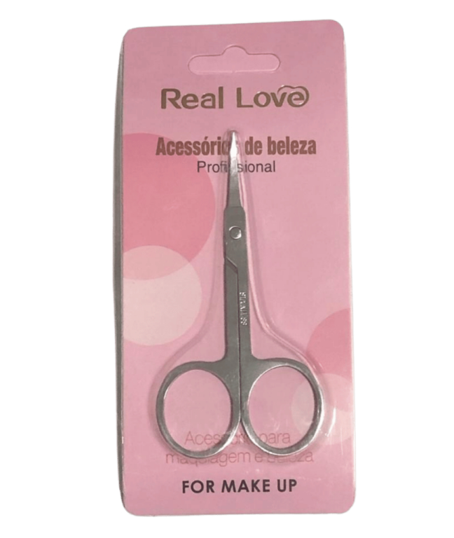 TESOURA INOX PONTA CURVA VK-TE192 REAL LOVE