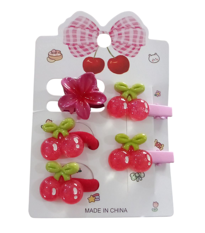 KIT BICO DE PATO INFANTIL + RABICO/PIRANHA CEREJA CHIC