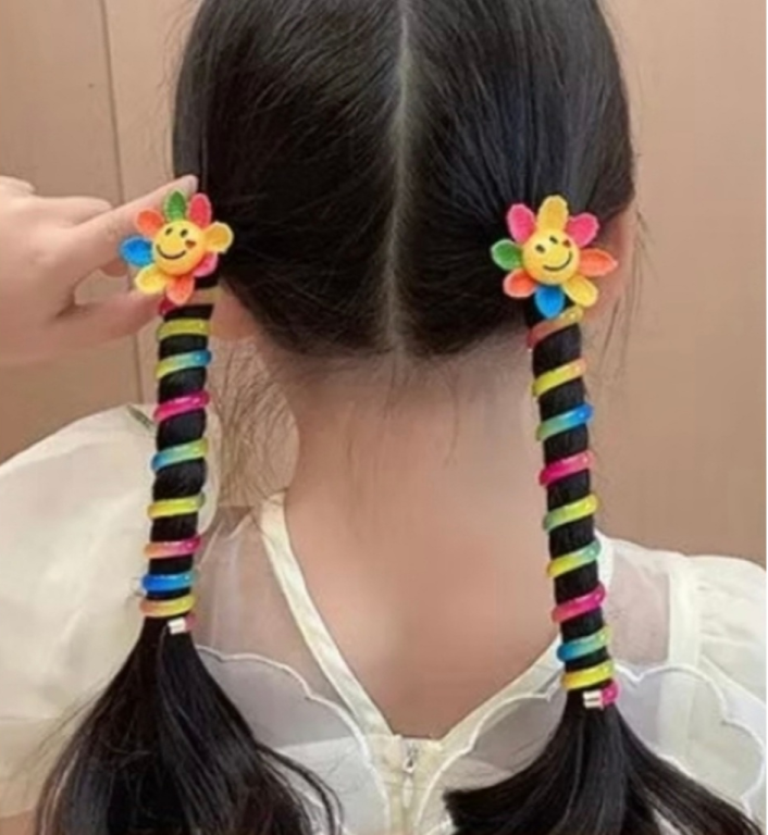 MOLA ELASTICA P/ CABELO INFANTIL PCT C/4 RT7303 CHIC