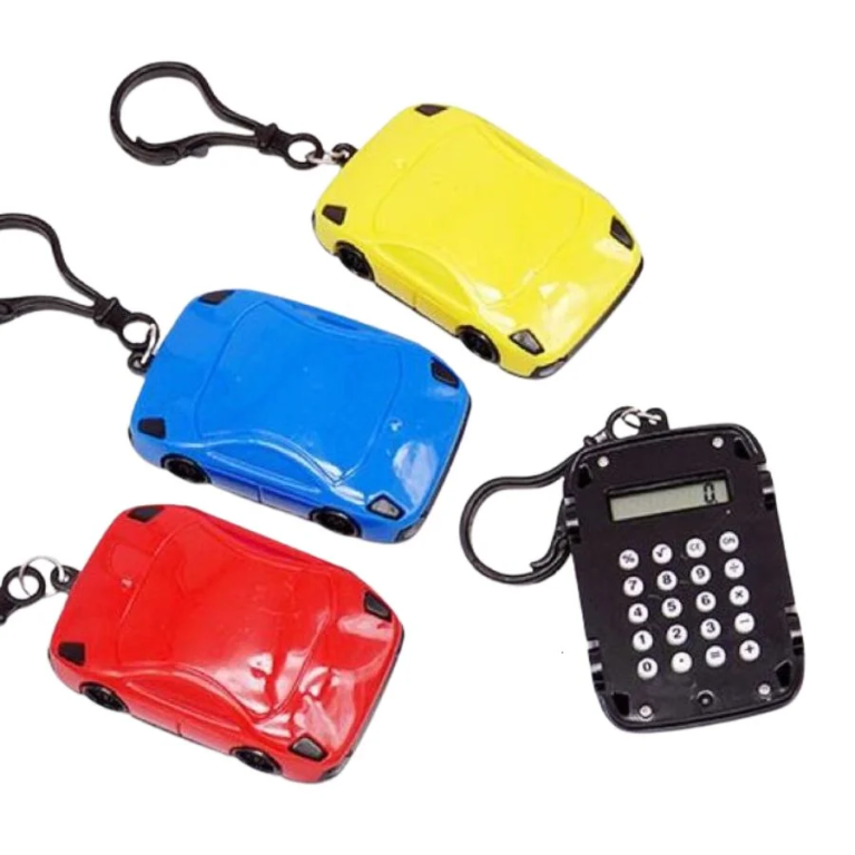 CHAVEIRO MINI CALCULADORA CORES CHIC