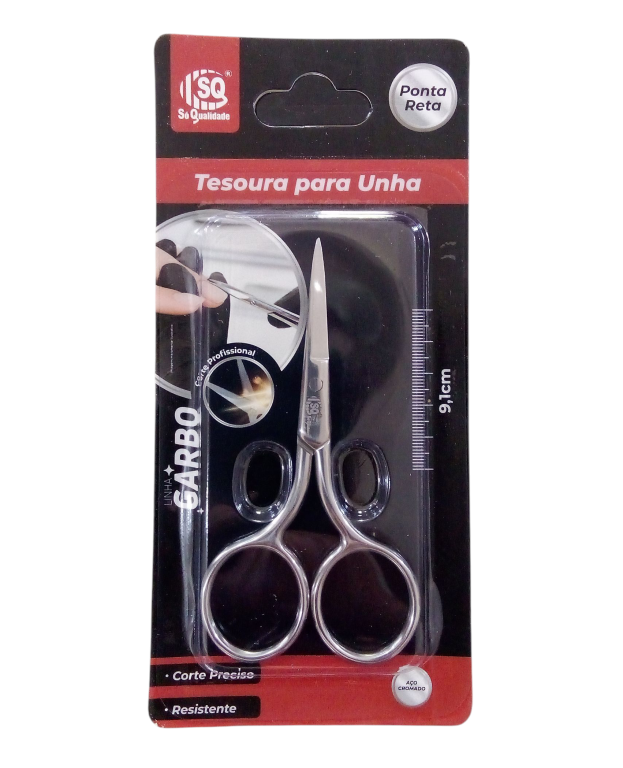 TESOURA INOX PROFISSIONAL GARBO PONTA RETA 4501 SQ