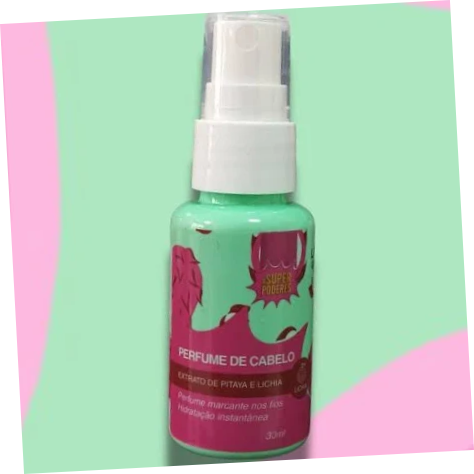 PERFUME DE CABELO LICHIA 30ML SUPER PODERES