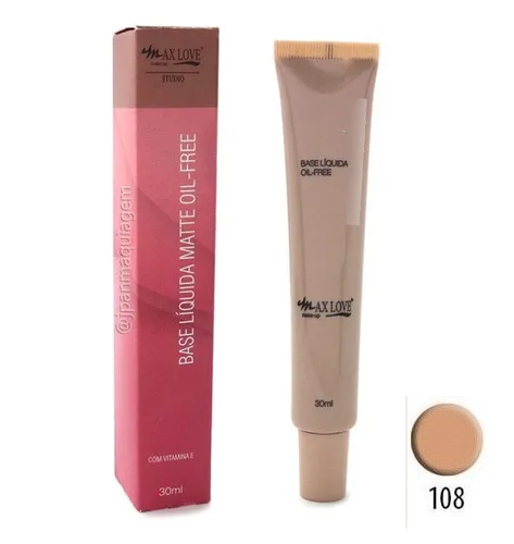 BASE LIQUIDA MATTE OIL - FREE COR 108 MAX LOVE