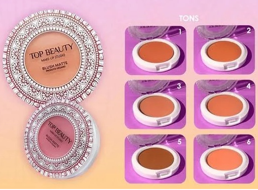 BLUSH MATTE VEGANO COR 03 TOP BEAUTY