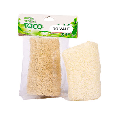 -BUCHA VEGETAL CORTADA GRANDE BLISTER BUCHAS DO VALE