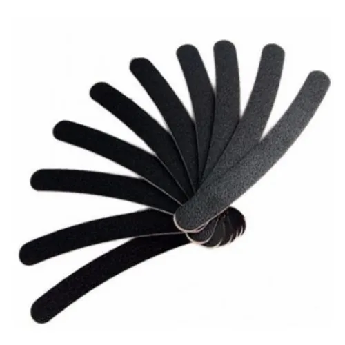 LIXA P/ UNHA BANANA PRETA C/72 PURA ARTE