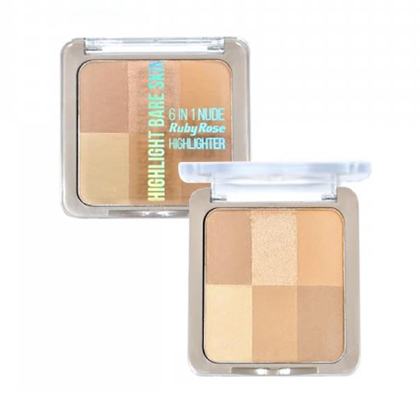 PO ILUMINADOR BARE SKIN HB-7214 COR 2 RUBYROSE