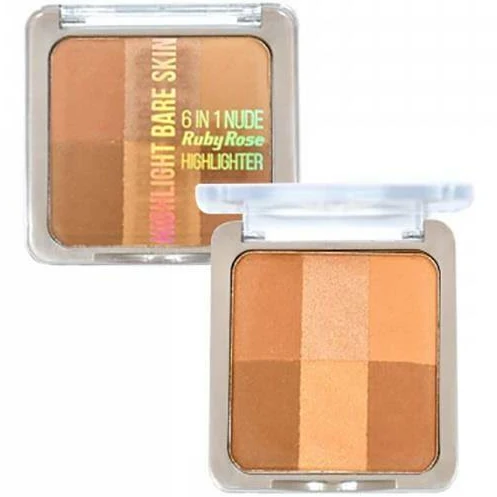PO ILUMINADOR BARE SKIN HB-7214 COR 3 RUBYROSE