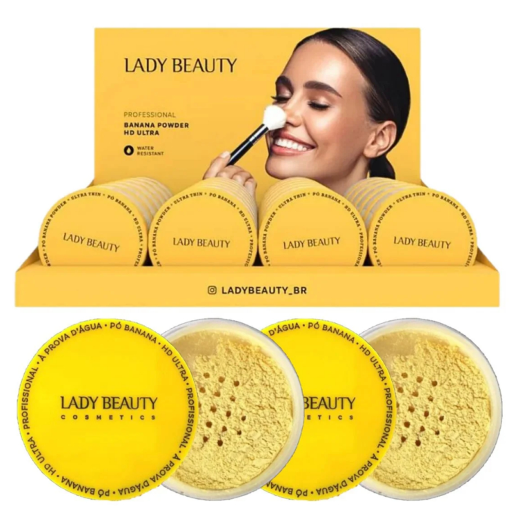PO TRANSLUCIDO BANANA 15G LADY BEAUTY