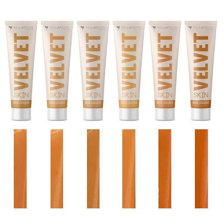 BASE LIQUIDA VELVET SKIN 7/8/9/10/11/12 BF10078B BELLA FEMME