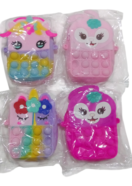 BOLSINHA INFANTIL POPS IT C/ ALCA AJUSTAVEL CHIC