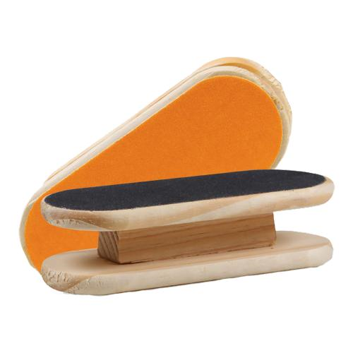 TACO DE MADEIRA RETO DUPLO C/ LIXA PURA ARTE