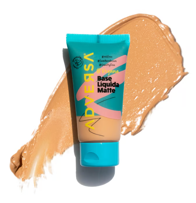 BASE LIQUIDA MATTE VEGANA COR 360 MEDIO ADVERSA