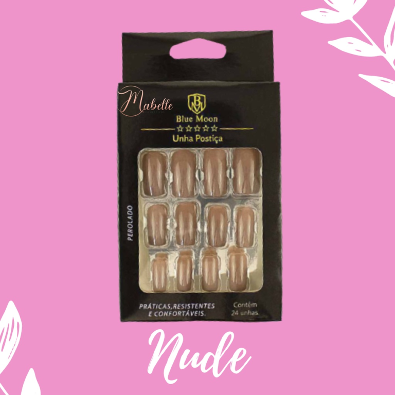 UNHA POSTICA AUTOCOLANTE NUDE BM1008-2 BLUE MOON