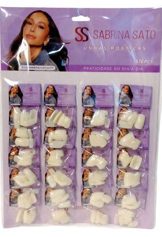 UNHA POSTICA CART C/24UN QUADRADA SP-1138 SABRINA SATO