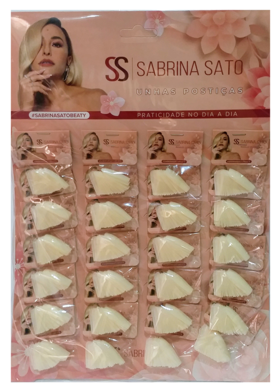 UNHA POSTICA CART C/24UN QUADRADA SS-2202 SABRINA SATO