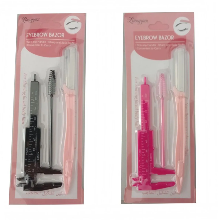 KIT DESIGNER DE SOB NAVALHETE+PAQUIMETRO+ESCOVA EYEBROW