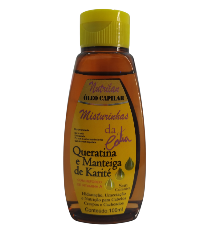 OLEO CAPILAR 100ML MISTURINHA QUERATINA E M. KARITE NUTRILAN