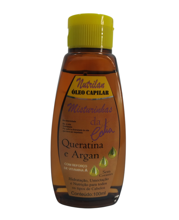OLEO CAPILAR 100ML MISTURINHA QUERATINA E ARGAN NUTRILAN